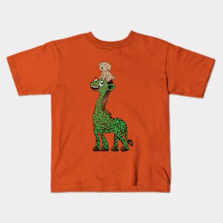 Am Doge Giraffe Kids T-Shirt